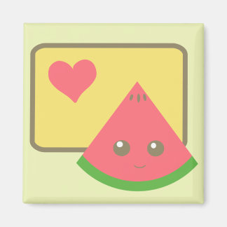 Kawaii vattenmelon magnet