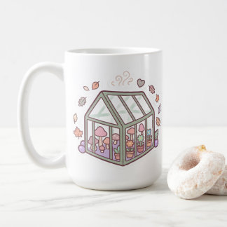 Kawaii Växthus Svamp Pixel Mugg