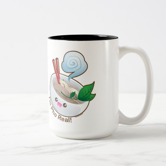 Kawaii verkliga Pho Två-Tonad Mugg (Höger)