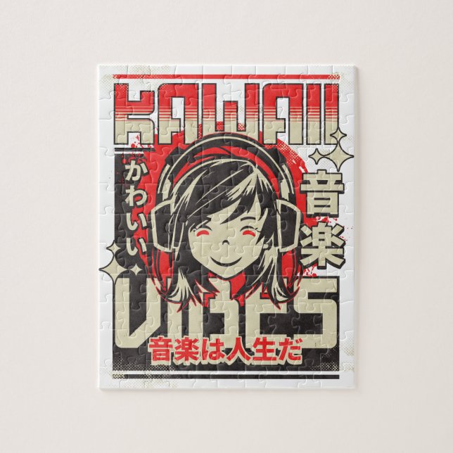 Kawaii Vibes Pussel (Vertikal)