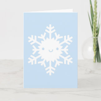 Kawaii Vintersnöflinga Helgkort