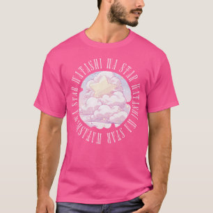 Kawaii Watashi Wa Star Japansk Rap Rosa Star Anim T Shirt