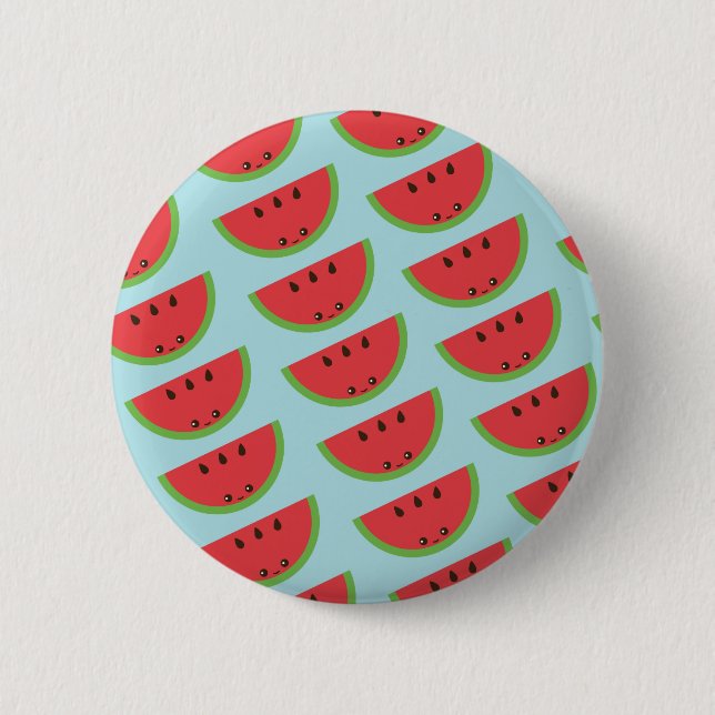 Kawaii Watermelon Knapp (Framsida)
