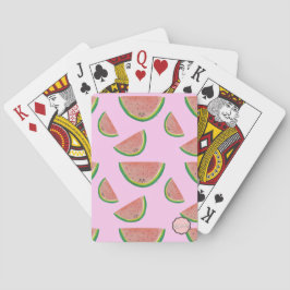 Kawaii Watermelon Mönster Casinokort