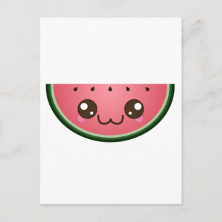 Kawaii Watermelon Vykort