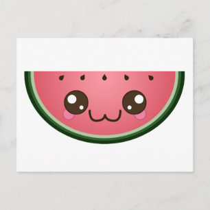 Kawaii Watermelon Vykort