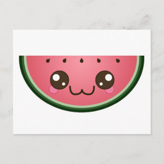 Kawaii Watermelon Vykort