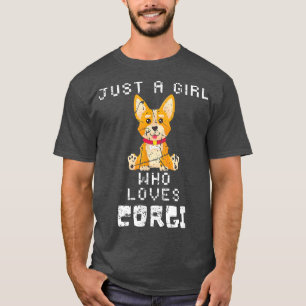 Kawaii Welsh Corgis Älskare Coola Bara en flicka s T Shirt
