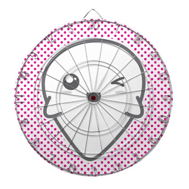 Kawaii Winking Ghost Dart Board Darttavla (Framsidan)