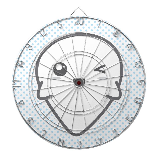 Kawaii Winking Ghost Dart Board Darttavla (Framsidan)