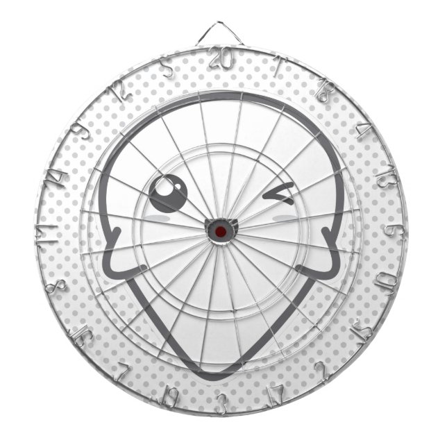 Kawaii Winking Ghost Dart Board Darttavla (Framsidan)