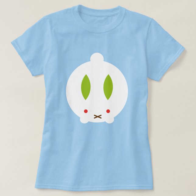 Kawaii Winter Snö Bunny T Shirt (Design framsida)