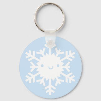 Kawaii Winter Snowflake Nyckelring