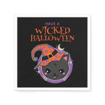 Kawaii Witch Cat Halloween