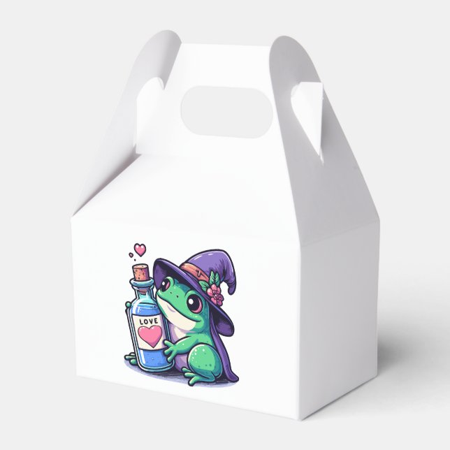 Kawaii witchy kärlek potion presentaskar (Framsidan Sidan)