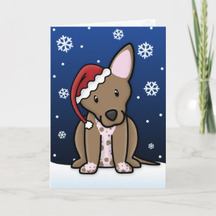 Kawaii Xoloitzcuintli-julkort Helgkort