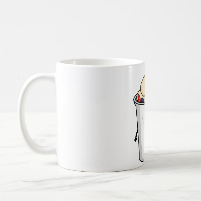 Kawaii Yoghurt Cup Kaffemugg (Vänster)