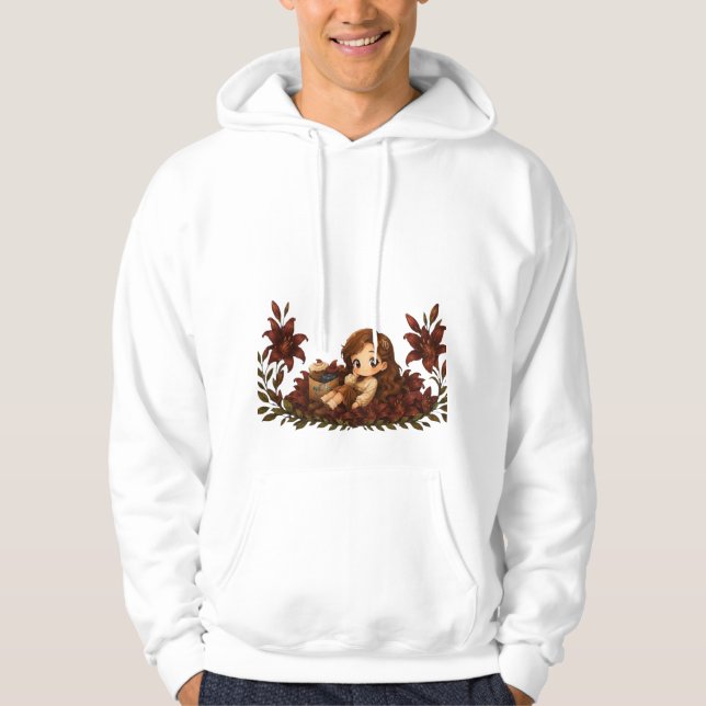 Kawaii Zodiac Neos Jungfrun Hoodie (Framsida)
