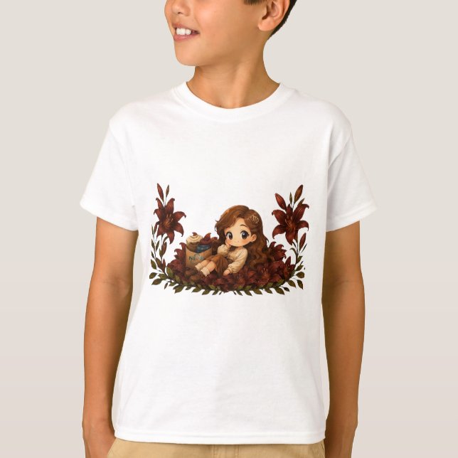 Kawaii Zodiac Neos Jungfrun T Shirt (Framsida)