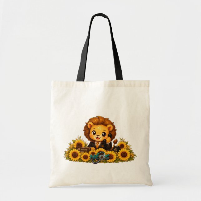 Kawaii Zodiac Neos Lejonet Tygkasse (Framsidan)