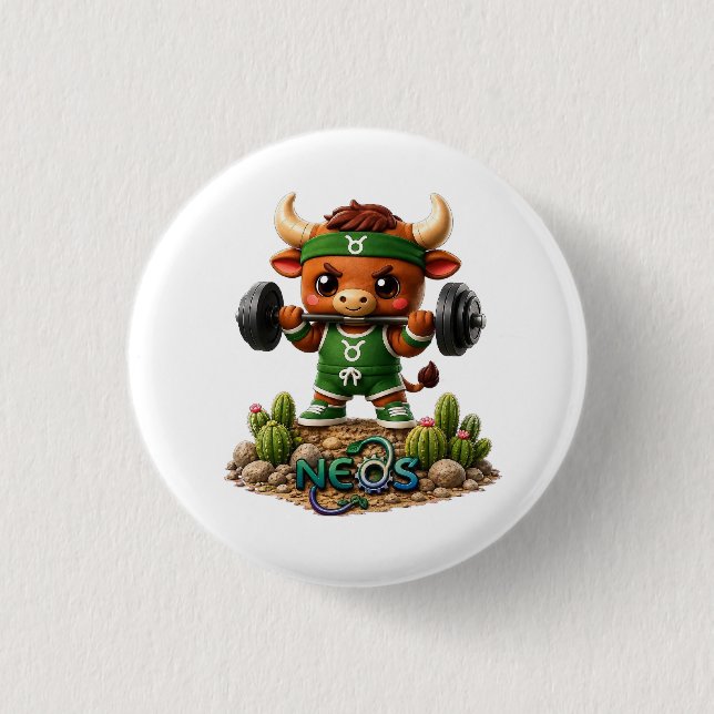 Kawaii Zodiac Neos Oxen Knapp (Framsida)