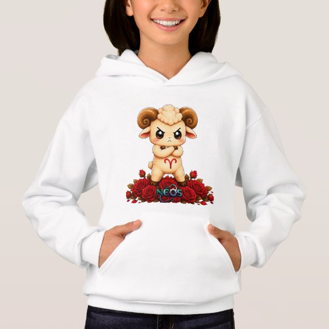 Kawaii Zodiac Neos Väduren T Shirt (Framsida)