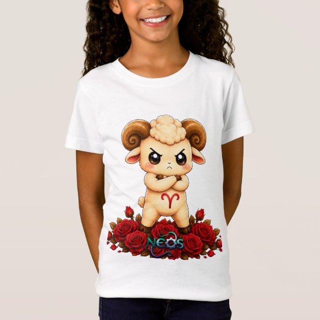 Kawaii Zodiac Neos Väduren T Shirt (Framsida)