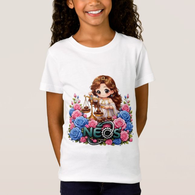 Kawaii Zodiac Neos Vågen T Shirt (Framsida)
