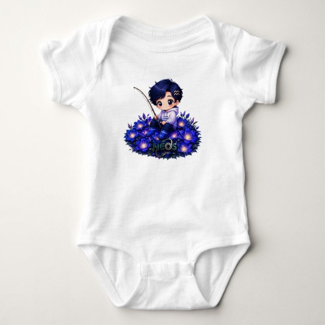 Kawaii Zodiac Neos Vattumannen T Shirt (Framsida)