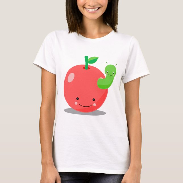 kawaiiäpple tee shirt (Framsida)