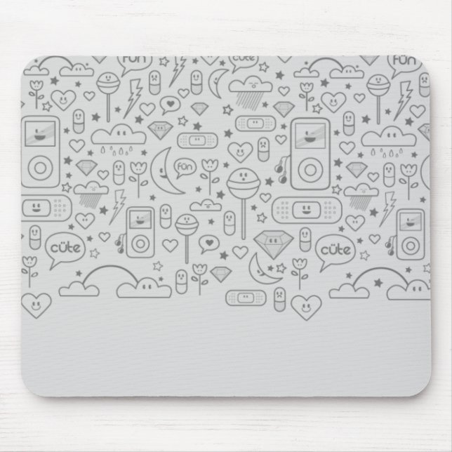 kawaiien är rolig mousepad musmatta (Framsidan)