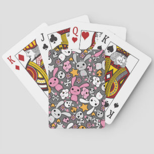 kawaiigråttmönster casinokort