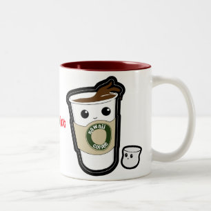 kawaiikaffemugg Två-Tonad mugg
