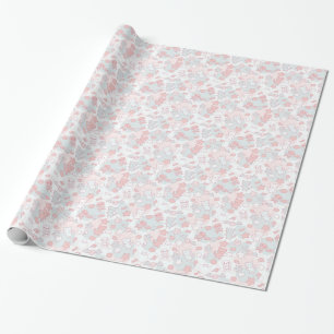 kawaiimönster med klotter presentpapper
