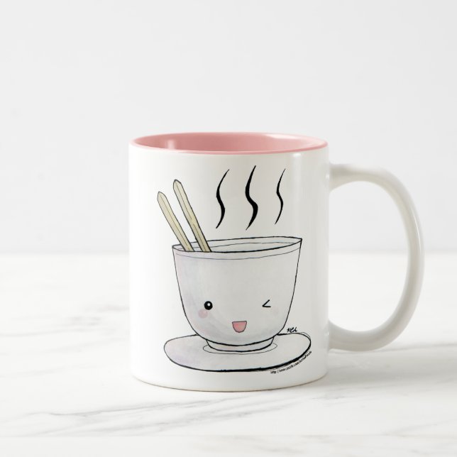kawaiinudlar Två-Tonad mugg (Höger)