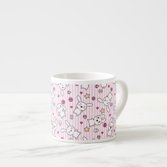 kawaiirandmönster espressomugg (Framsida höger)