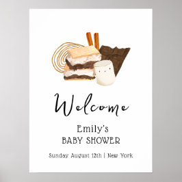 Kawaii's more Roligt Baby Shower Welcome Poster