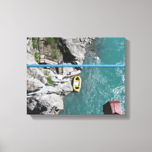 Kawarau Bridge Bungy POV, Queenstown, Nya Zeeland Canvastryck