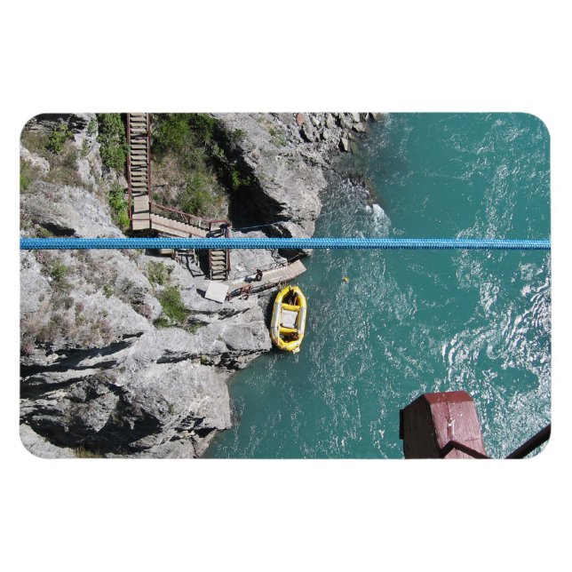 Kawarau Bridge Bungy POV, Queenstown, Nya Zeeland Magnet (Horisontell)