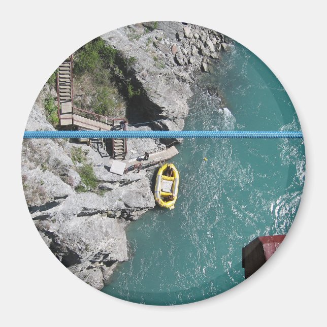 Kawarau Bridge Bungy POV, Queenstown, Nya Zeeland Magnet (Framsidan)