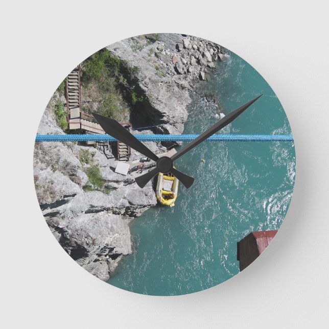 Kawarau Bridge Bungy POV, Queenstown, Nya Zeeland Rund Klocka (Framsida)