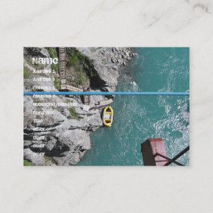 Kawarau Bridge Bungy POV, Queenstown, Nya Zeeland Visitkort