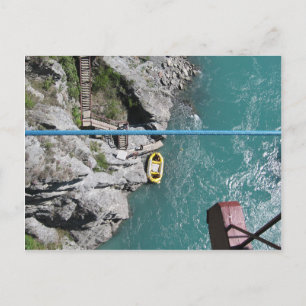 Kawarau Bridge Bungy POV, Queenstown, Nya Zeeland Vykort