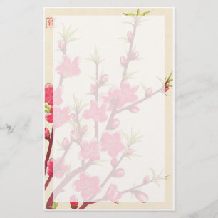 Kawarazaki Shodo Blommigt Calendar of Japan Cherry Brevpapper