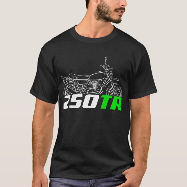 Kawasaki 250TR 2002-2013 T Shirt (Framsida)