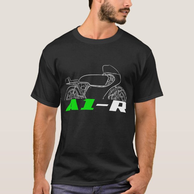 Kawasaki A1-R 250 1967-1968 T Shirt (Framsida)