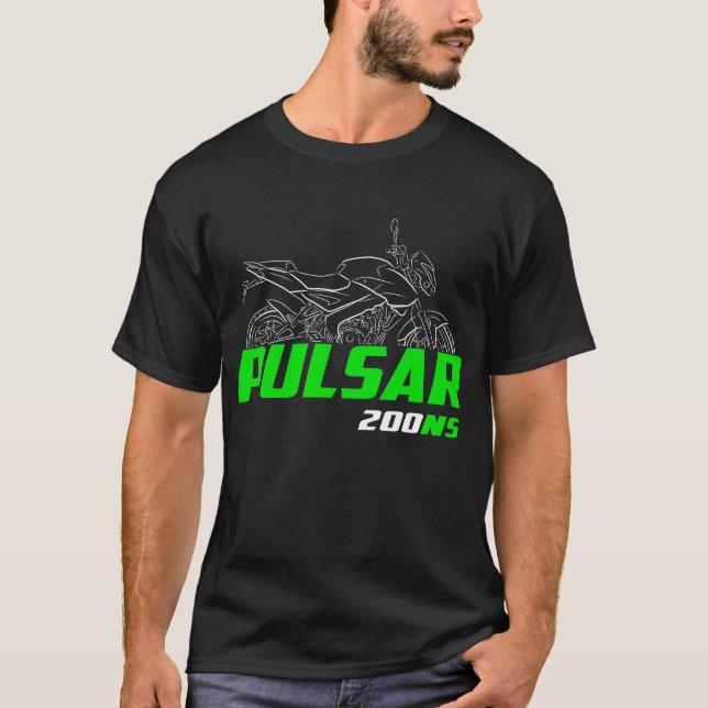 Kawasaki Bajaj Pulsar 200NS 2013-2016 T Shirt (Framsida)