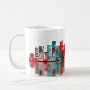 Kawasaki Japan Skyline Kaffemugg