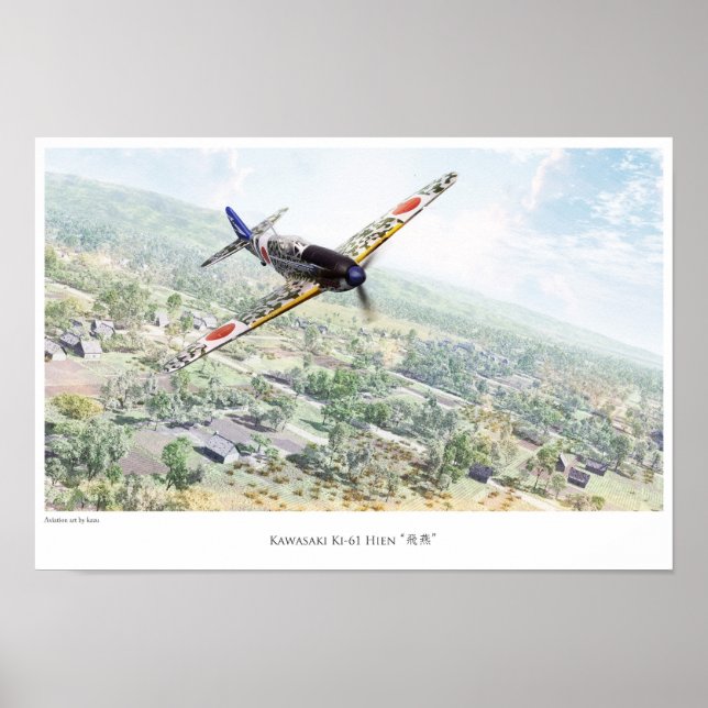Kawasaki Ki-61 Poster (Framsidan)