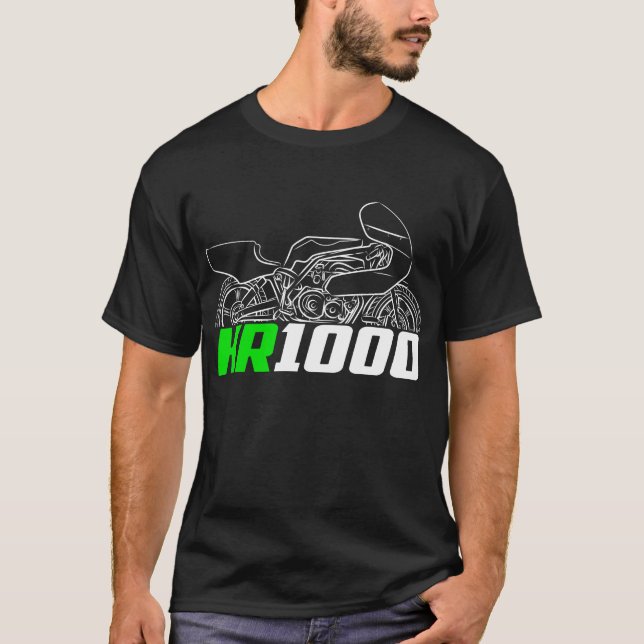 Kawasaki KR1000 1981-1983 T Shirt (Framsida)